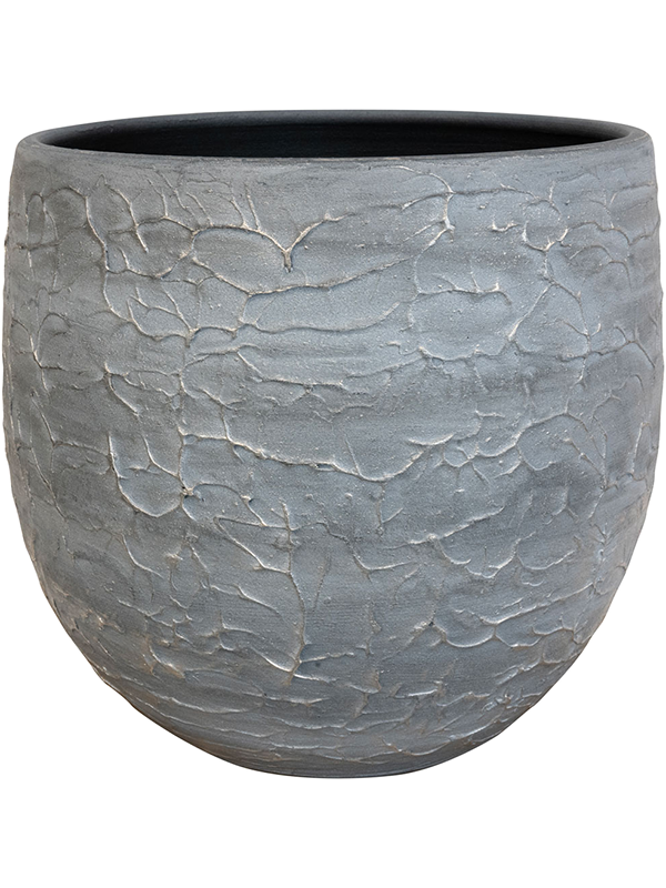Evi Plant Pot 29cm Height 26cm Dia Pot Antique Silver
