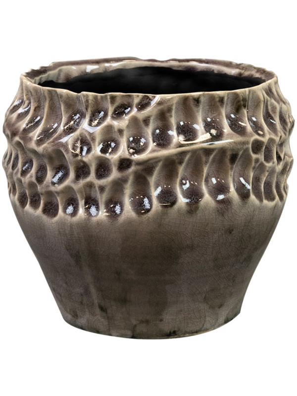 Deb Plant Pot 13cm Height 12cm Dia Pot Aubergine