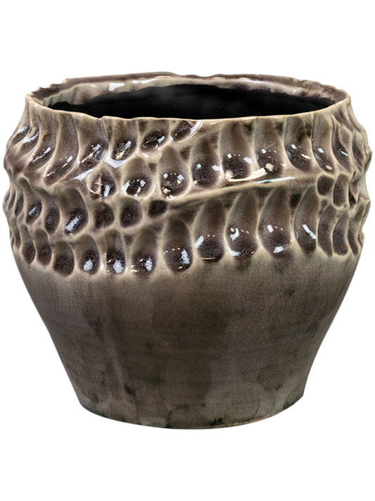 Deb Plant Pot 13cm Height 12cm Dia Pot Aubergine