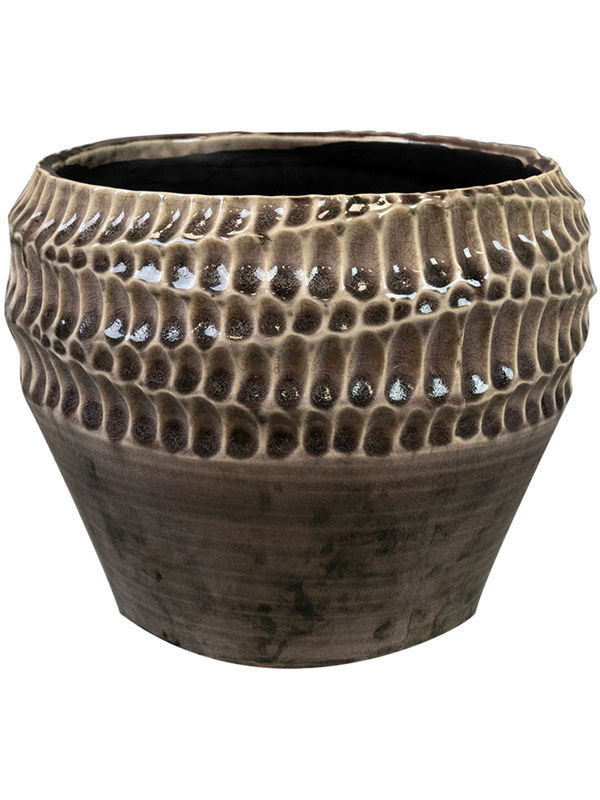 Deb Plant Pot 17cm Height 17cm Dia Pot Aubergine