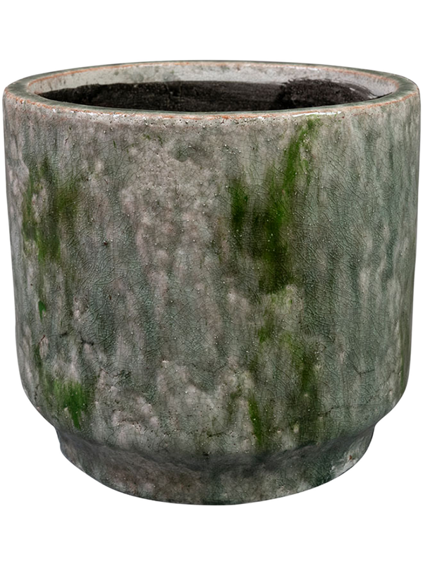 Julian Plant Pot 17cm Height 15cm Dia Pot Moss Green