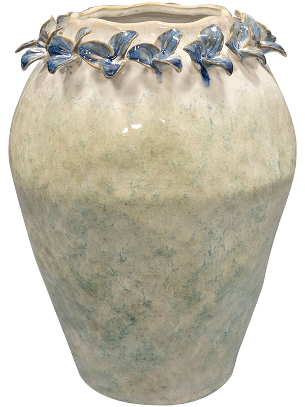 Irene Plant Pot 30cm Height 10cm Dia Pot Tall Pastel Green