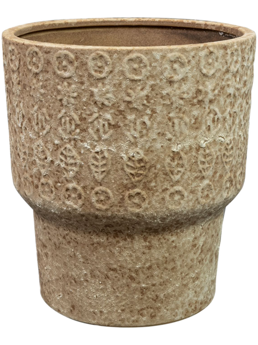 Silas Plant Pot 18cm Height 16cm Dia Pot Sand