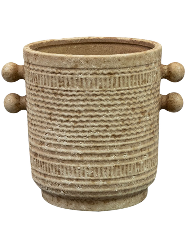 Sophia Plant Pot 12cm Height 9cm Dia Pot Sand