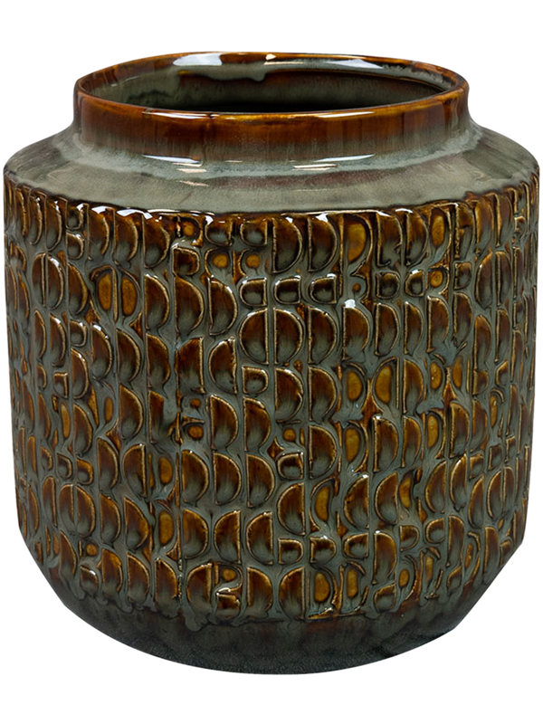 Sarah Plant Pot 20cm Height 13cm Dia Vase Marrakesh