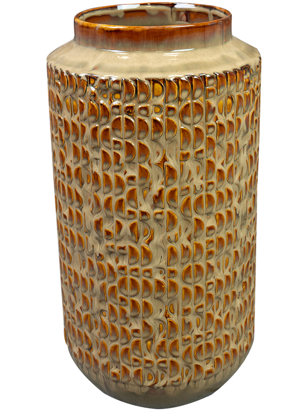 Sarah Plant Pot 36cm Height 13cm Dia Vase Savannah