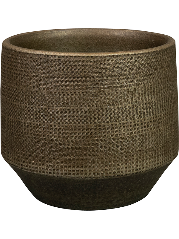 Norell Plant Pot 13cm Height 12cm Dia Pot Chestnut