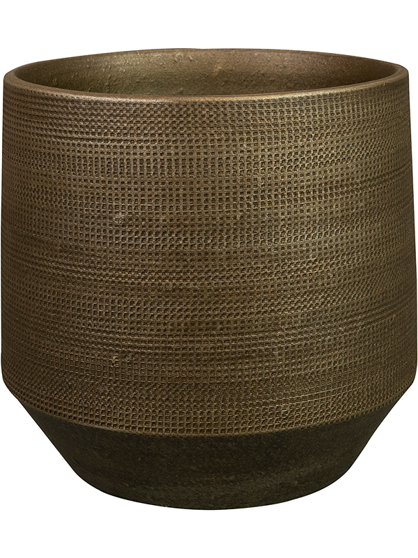 Norell Plant Pot 20cm Height 18cm Dia Pot Chestnut
