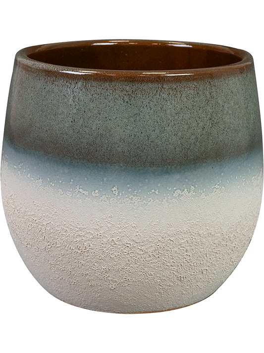 Fem Plant Pot 17cm Height 17cm Dia Pot Sky Blue