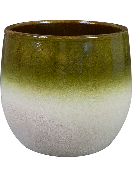Fem Plant Pot 13cm Height 13cm Dia Pot Pear Green