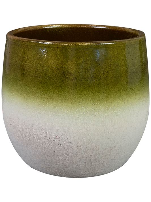 Fem Plant Pot 17cm Height 17cm Dia Pot Pear Green