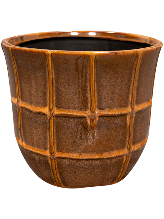 Noemi Plant Pot 14cm Height 15cm Dia Pot Coral