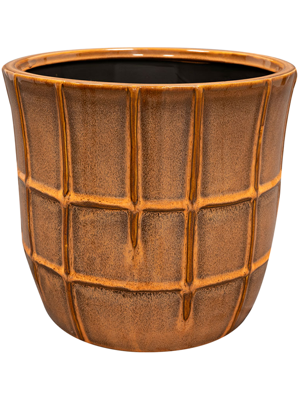 Noemi Plant Pot 21cm Height 19cm Dia Pot Coral