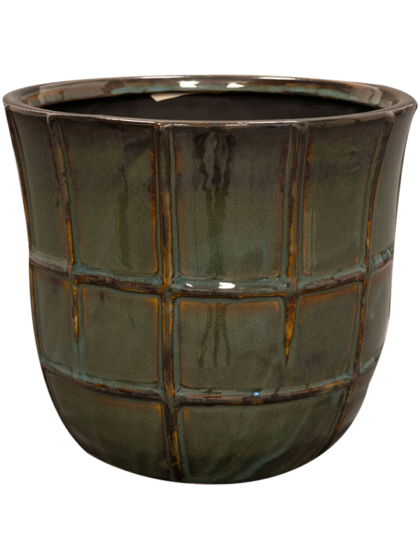 Noemi Plant Pot 14cm Height 15cm Dia Pot Sea Green