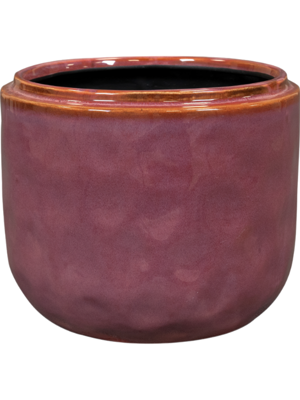 Mabel Plant Pot 13cm Height 12cm Dia Pot Cherry
