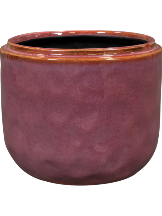 Mabel Plant Pot 13cm Height 12cm Dia Pot Cherry