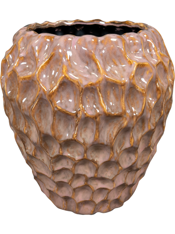 Rachel Plant Pot 33cm Height 20cm Dia Pot Tall Mauve