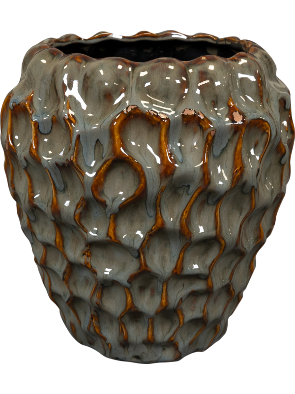 Rachel Plant Pot 28cm Height 17cm Dia Pot Tall Ocean