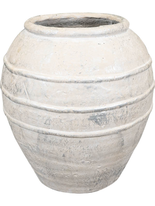 Kris Plant Pot 32cm Height 15cm Dia Pot Tall Ivory