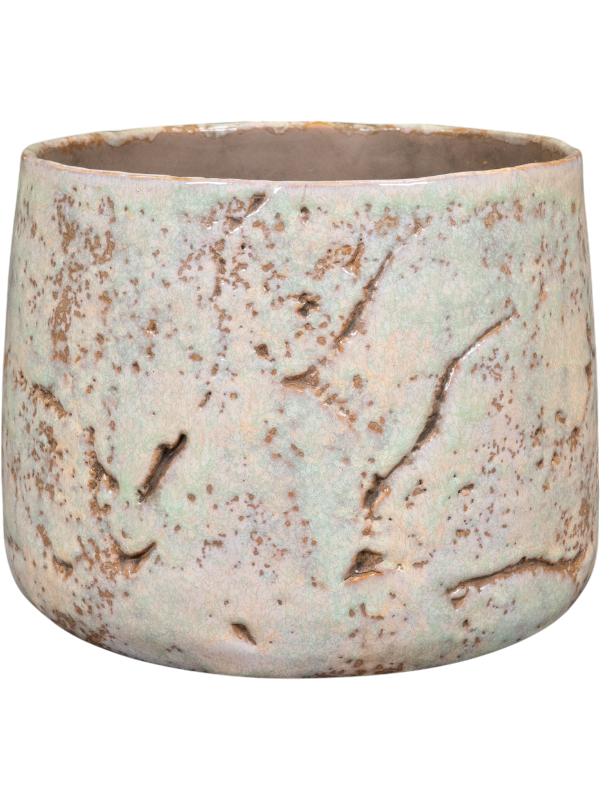 Masha Plant Pot 17cm Height 18cm Dia Pot Mint