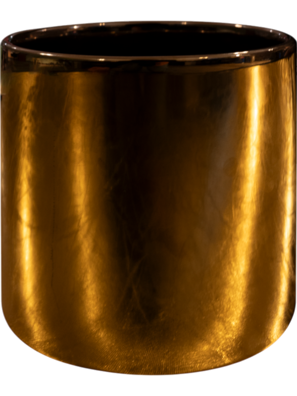 Jille Plant Pot 15cm Height 14cm Dia Pot Gold