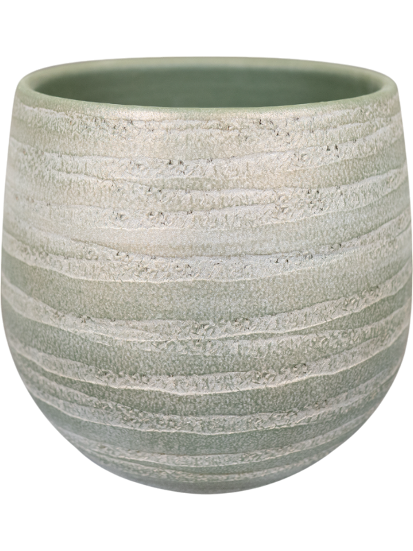 Joyce Plant Pot 16cm Height 15cm Dia Pot Shiny Oilve