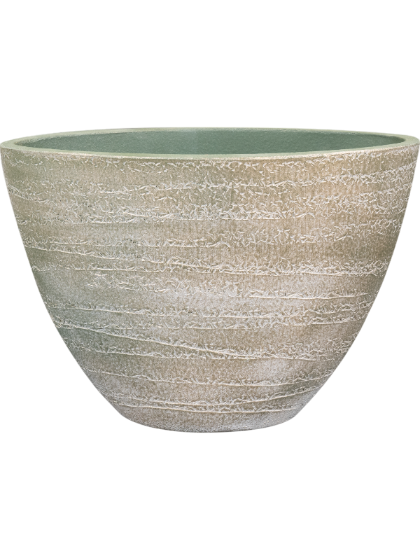 Joyce Plant Pot 25cm Height 14cm Dia Planter Shiny Olive
