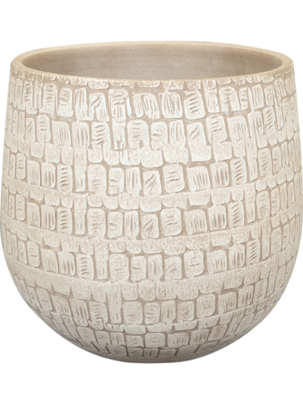 Renzo Plant Pot 16cm Height 15cm Dia Pot Sand