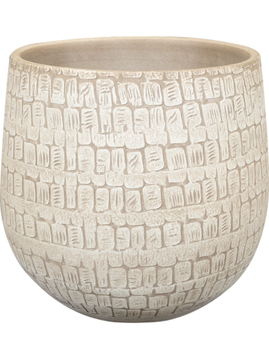 Renzo Plant Pot 16cm Height 15cm Dia Pot Sand