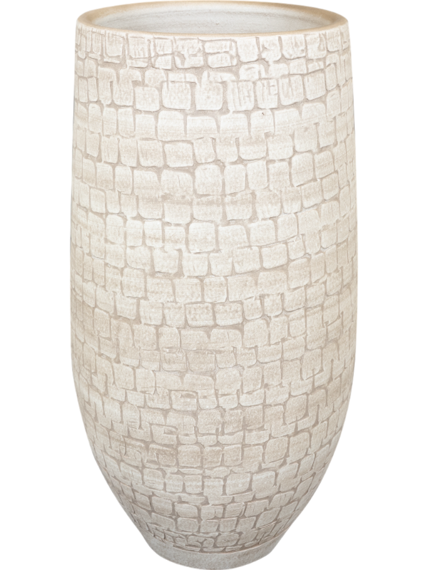 Renzo Plant Pot 50cm Height 21cm Dia Pot Tall Sand