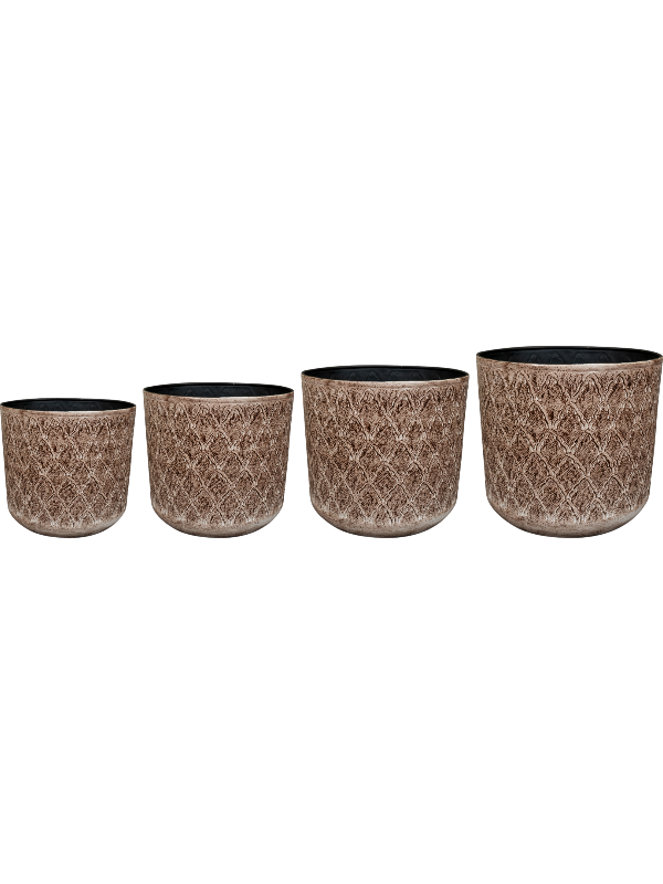 Nicke Plant Pot 31cm Dia Pot Old Pink (set of 4)