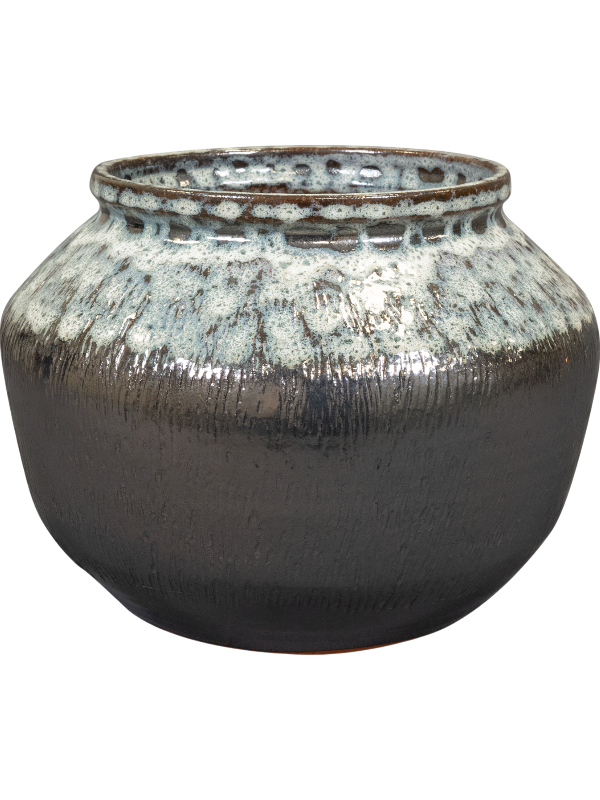 Vita Plant Pot 31cm Height 21cm Dia Jar Lead Drip