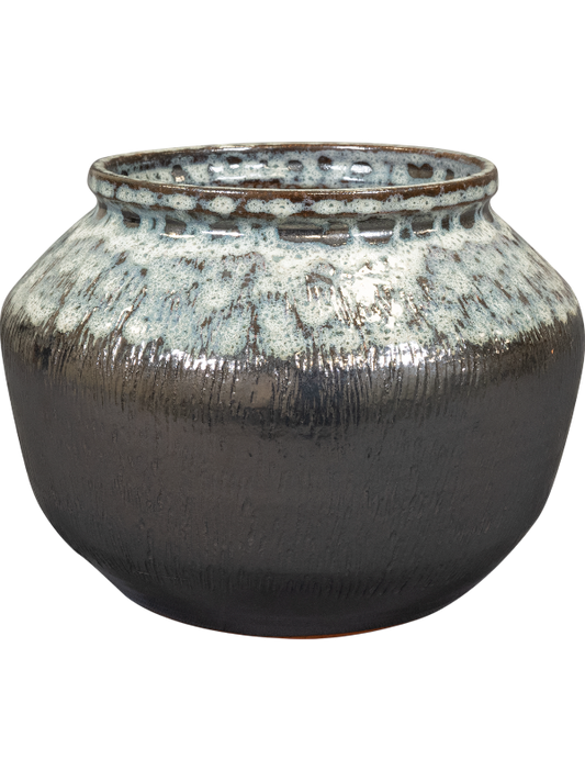 Vita Plant Pot 31cm Height 21cm Dia Jar Lead Drip