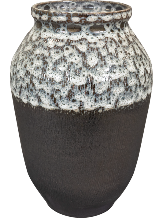 Vita Plant Pot 36cm Height 14cm Dia Pot Tall Lead Drip