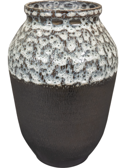 Vita Plant Pot 49cm Height 16cm Dia Pot Tall Lead Drip