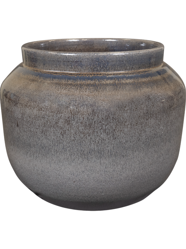 Rocky Plant Pot 36cm Height 26cm Dia Pot Metallic