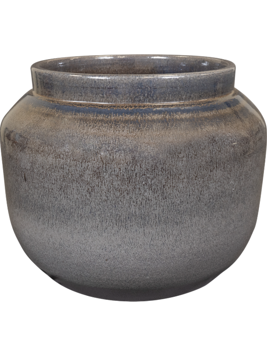 Rocky Plant Pot 36cm Height 26cm Dia Pot Metallic