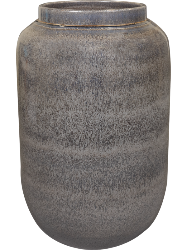 Rocky Plant Pot 50cm Height 20cm Dia Pot Tall Metallic