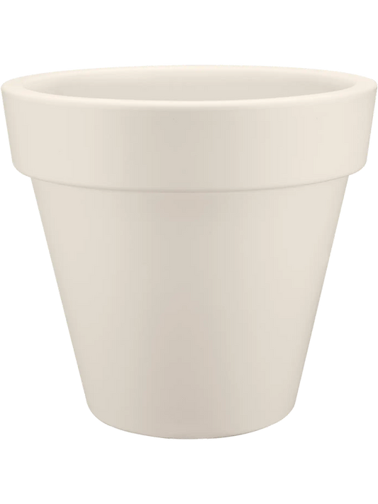 Pure® Plant Pot 36cm Height 33cm Dia Round Linen White