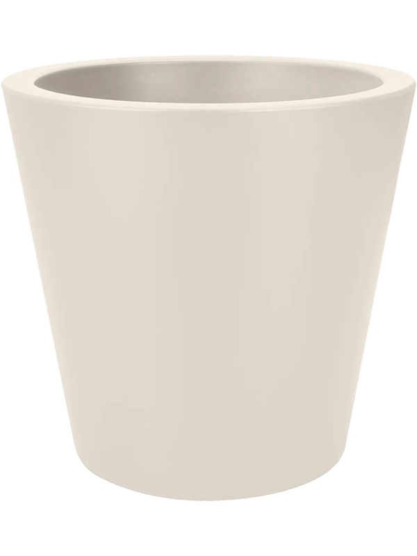 Pure® Plant Pot 51cm Dia Straight Round Linen White