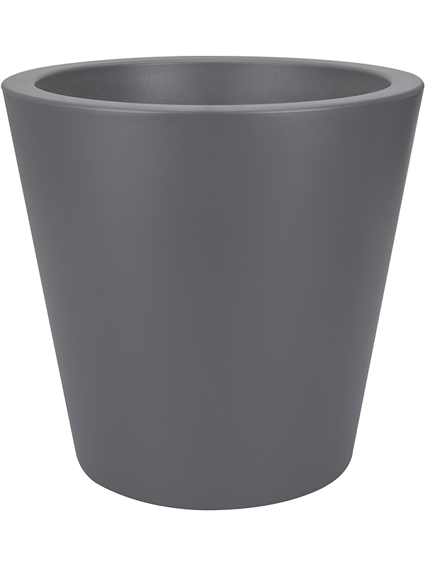 Pure® Plant Pot 51cm Height 42cm Dia Straight Round Anthracite