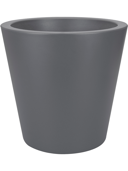 Pure® Plant Pot 51cm Height 42cm Dia Straight Round Anthracite