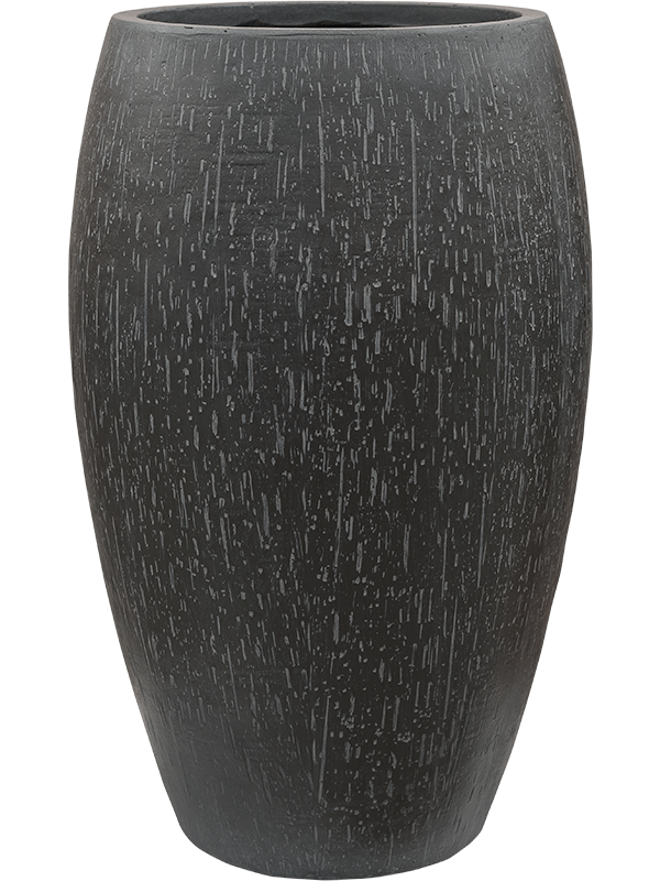 Baq Raindrop Plant Pot 60cm Height 26cm Dia Emperor Anthracite