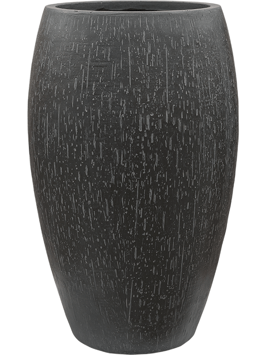 Baq Raindrop Plant Pot 60cm Height 26cm Dia Emperor Anthracite
