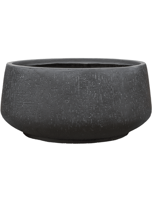 Baq Raindrop Plant Pot 19cm Height 42cm Dia Bowl Anthracite