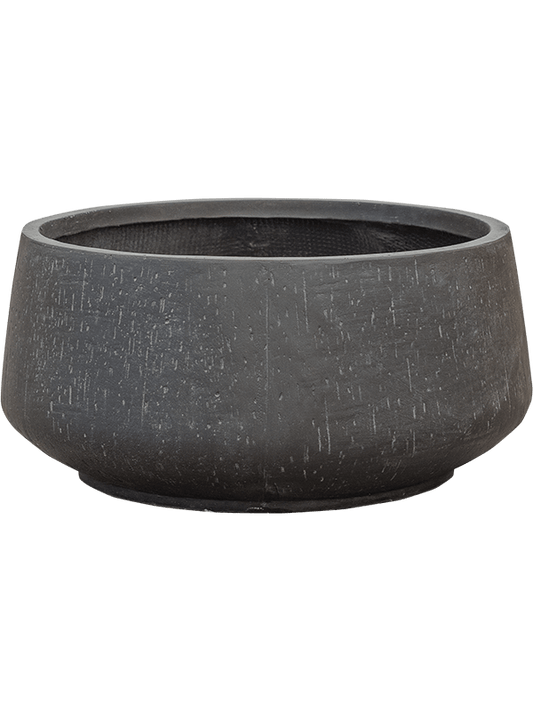 Baq Raindrop Plant Pot 26cm Height 45cm Dia Bowl Anthracite