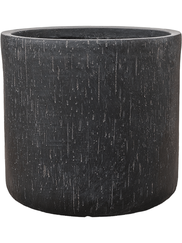Baq Raindrop Plant Pot 32cm Height 29cm Dia Cylinder Anthracite