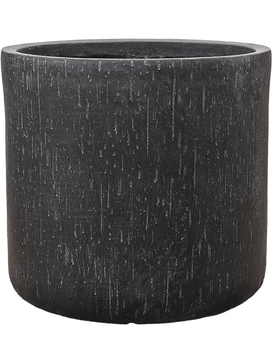 Baq Raindrop Plant Pot 32cm Height 29cm Dia Cylinder Anthracite