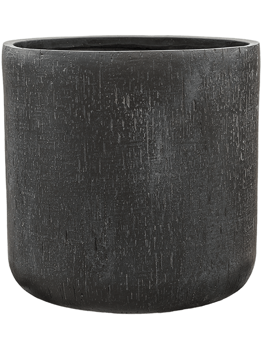 Baq Raindrop Plant Pot 49cm Height 46cm Dia Cylinder Anthracite