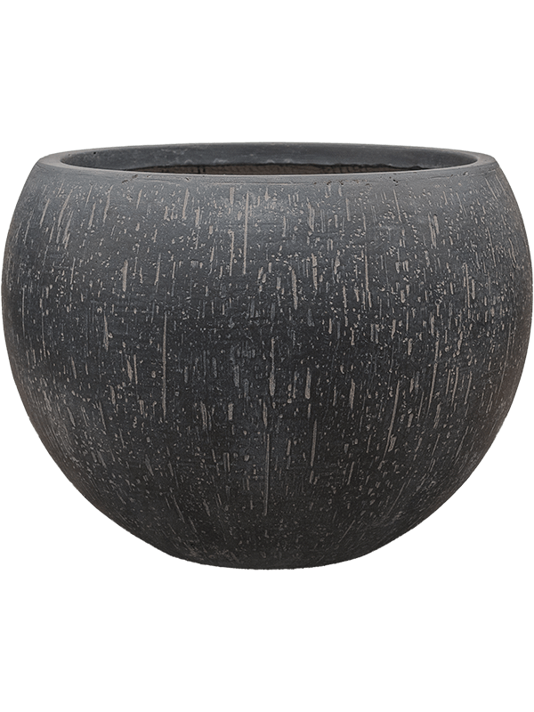 Baq Raindrop Plant Pot 30cm Height 31cm Dia Globe Anthracite